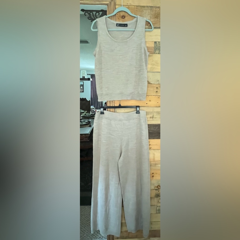 Sweater lounge set, beige